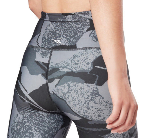 Licra Reebok Wor Aop Color Gris/negro H65626 Original Gris/negro Geométrico Xs