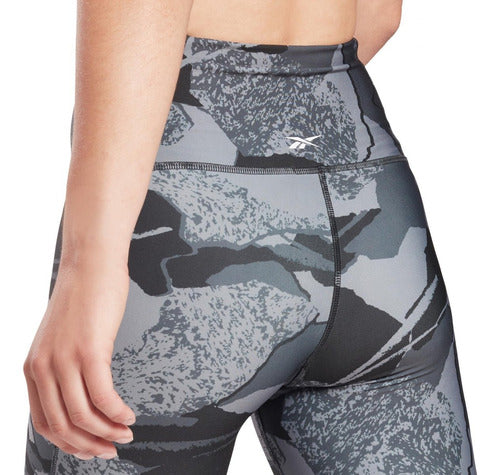Licra Reebok Wor Aop Color Gris/negro H65626 Original Gris/negro Geométrico Xs