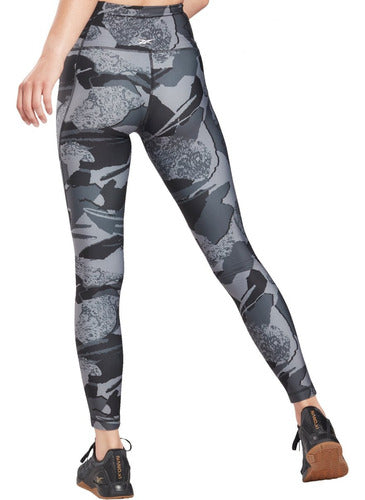 Licra Reebok Wor Aop Color Gris/negro H65626 Original Gris/negro Geométrico Xs