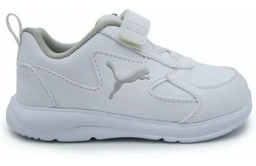 Tenis Puma Niños Blanco Fun Racer Sl Ac Lifestyle 19362401 Blanco 11