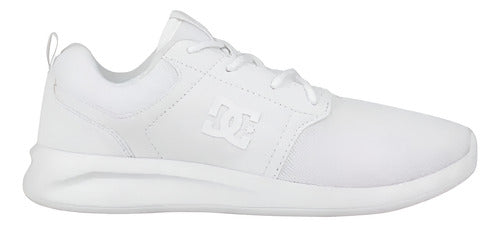 Tenis Dc Midway Mx Shoe Ww0 Adys700230ww0 Original Moda Comodo Blanco Lisa 6 Mx