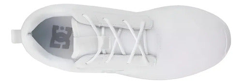 Tenis Dc Midway Mx Shoe Ww0 Adys700230ww0 Original Moda Comodo Blanco Lisa 6 Mx