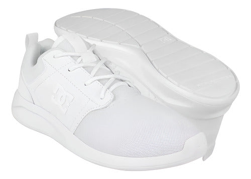 Tenis Dc Midway Mx Shoe Ww0 Adys700230ww0 Original Moda Comodo Blanco Lisa 5 Mx