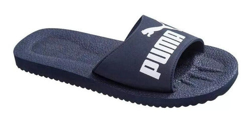 Sandalia Puma Purecat  36026202 Original Moda Azul Oscuro 30 Mx