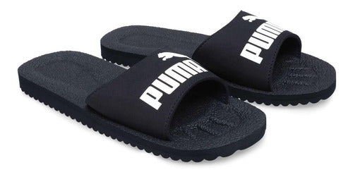 Sandalia Puma Purecat  36026202 Original Moda Azul Oscuro 30 Mx