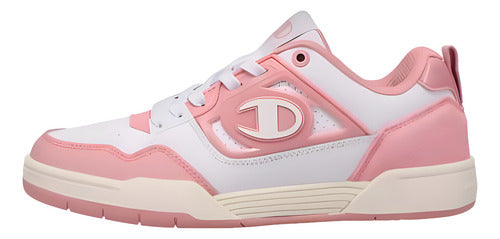 Tenis Champion 5 On 5 Lo Ca102861w Original Moda Dama Blanco Lisa 5,0 Mx