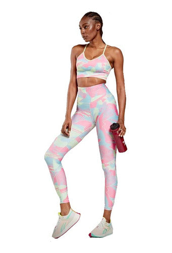 Leggins Reebok Tights Collants H65627 Mujer Original Multicolor Xs