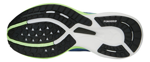 Tenis Puma Deviate Nitro 2 37680709 Comodo Original Moda Azul Acero Lisa 31 Mx