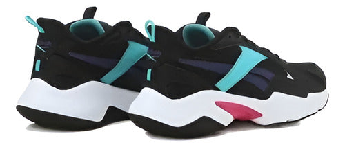 Tenis Reebok Turbo Restyl Hq2224 Unisex Original  Negro Liso 27 Mx