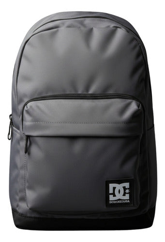 Mochila Dc Shoes Backpack Unisex Dc25bp203 Original Moda Gris Oscuro Liso