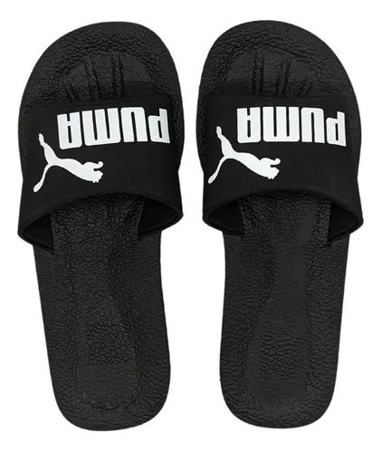 Sandalia Puma Purecat Unisex 36026201 Cómoda Original Negro Liso 29 Mx