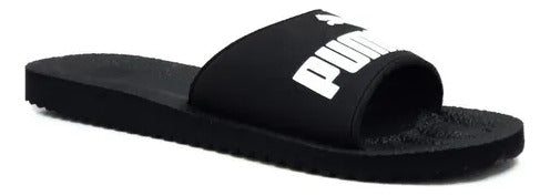 Sandalia Puma Purecat Unisex 36026201 Cómoda Original Negro Liso 29 Mx