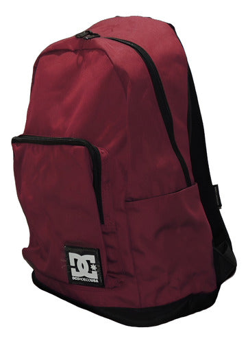 Mochila Dc Shoes Backpack Dc25bp205 Original Moda Roja Liso