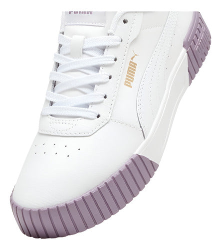 Tenis Puma Carina 2.0 38584929 Casual Cómodo Original Moda Blanco Lisa 25.5 Mx