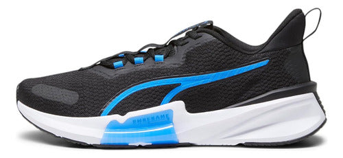 Tenis Puma Pwrframe Tr 2 37797008  Cómodo Original Moda Negro Lisa 28 Mx