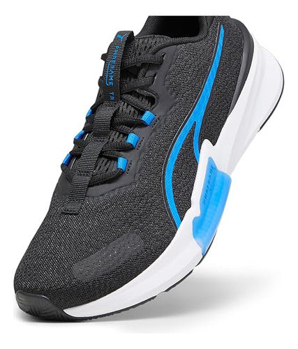 Tenis Puma Pwrframe Tr 2 37797008  Cómodo Original Moda Negro Lisa 28 Mx