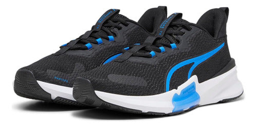 Tenis Puma Pwrframe Tr 2 37797008  Cómodo Original Moda Negro Lisa 28 Mx