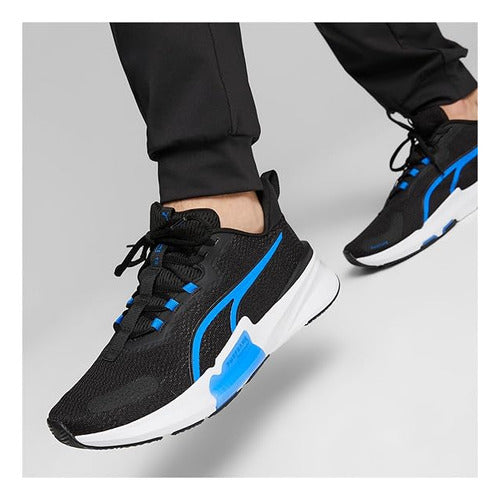 Tenis Puma Pwrframe Tr 2 37797008  Cómodo Original Moda Negro Lisa 28 Mx