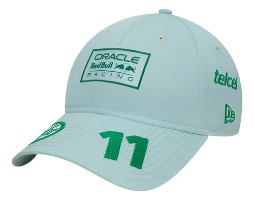 Gorra New Era  F1 Red Bull Checo Pérez Gp 60594956 Original Agua Unitalla Lisa