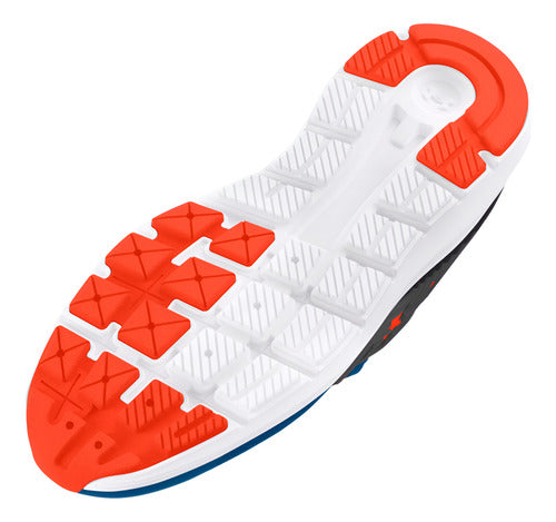 Tenis Under Armour Bgs Outhustle 3024829404 Original Moda Azul Marino Lisa 22.5 Mx