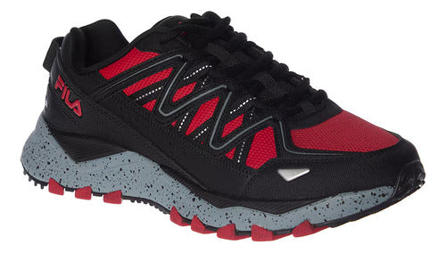 Tenis Fila Firetrail Evo 1jm02581603  Cómodo Original Moda Negro Lisa 25.5 Mx