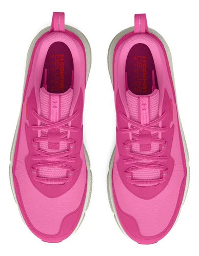 Tenis Under Armour Charged Verssert 2 3027180601 Comodo Original Moda Rosa Chicle Lisa 24 Mx