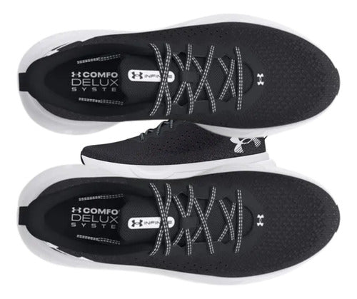 Tenis Under Armour W Infinite 3027524001 Original Moda Negro Lisa 24 Mx