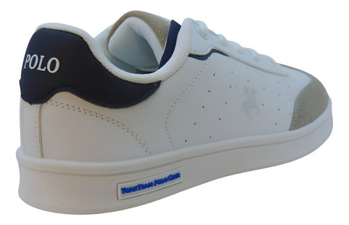 Tenis Polo Club York Team Jov114bcomno Comodo Original Moda Blanco Lisa 23 Mx