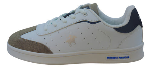 Tenis Polo Club York Team Jov114bcomno Comodo Original Moda Blanco Lisa 23 Mx