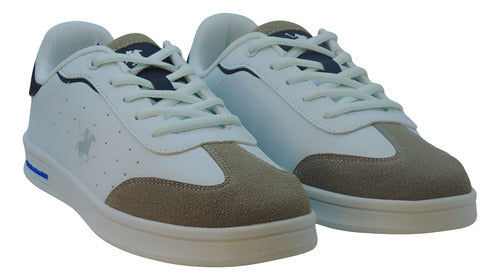 Tenis Polo Club York Team Jov114bcomno Comodo Original Moda Blanco Lisa 23 Mx