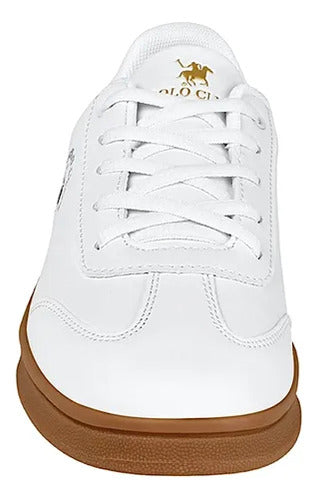 Tenis Polo Club York Team Jov116bco Comodo Original Moda Blanco Lisa 24.5 Mx