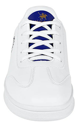 Tenis Polo Club York Team Jov004bco Comodo Original Moda Blanco Lisa 24.5 Mx