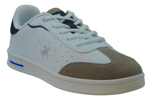 Tenis Polo Club York Team Jov114bcomno Comodo Original Moda Blanco Lisa 25 Mx