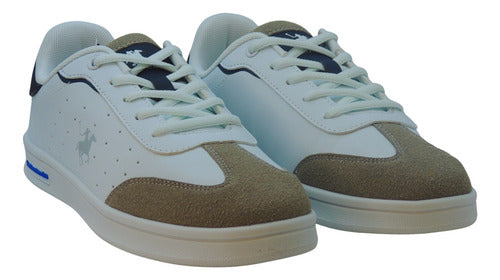 Tenis Polo Club York Team Jov114bcomno Comodo Original Moda Blanco Lisa 24 Mx