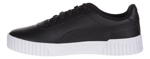 Tenis Puma Carina 2.0 38584905 Comodo Original Moda Negro Lisa 22.5 Mx