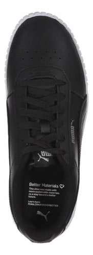 Tenis Puma Carina 2.0 38584905 Comodo Original Moda Negro Lisa 22.5 Mx