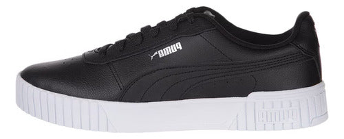 Tenis Puma Carina 2.0 38584905 Comodo Original Moda Negro Lisa 22.5 Mx