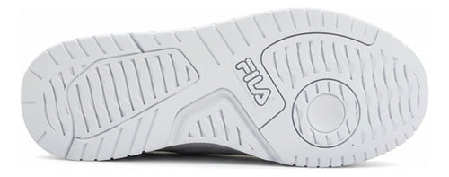 Tenis Fila Palmori Caballero 1tm01986100 Moda Casual Blanco Lisa 26.5 Mx