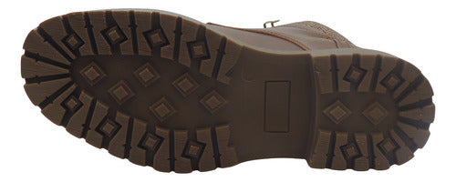 Bota Polo Caballero Hom020miel Confortable Original Moda Café Liso 26 Mx