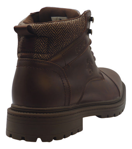 Bota Polo Caballero Hom020miel Confortable Original Moda Café Liso 26 Mx