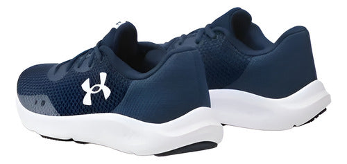 Tenis Under Armour Charged Pursuit 3  3024878401 Original Azul Oscuro Lisa 29 Mx