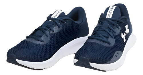 Tenis Under Armour Charged Pursuit 3  3024878401 Original Azul Oscuro Lisa 29 Mx
