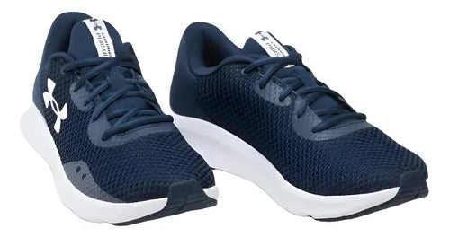 Tenis Under Armour Charged Pursuit 3  3024878401 Original Azul Oscuro Lisa 29 Mx