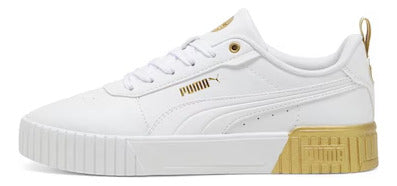 Tenis Puma Carina 2.0 Metallic Dream 39749101  Original Moda Blanco Lisa 26.5 Mx