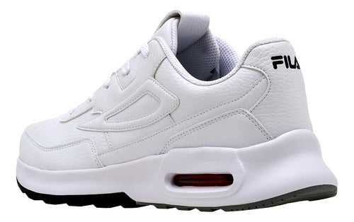 Tenis Fila Giovante Viz 5rm02478112 Comodo Original Moda Blanco Lisa 23 Mx