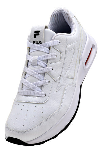 Tenis Fila Giovante Viz 5rm02478112 Comodo Original Moda Blanco Lisa 23 Mx