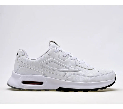 Tenis Fila Giovante Viz 5rm02478112 Comodo Original Moda Blanco Lisa 23 Mx