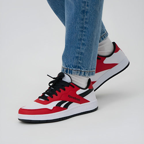 Tenis Reebok Bb 1000 Caballero 100213008 Comodo Orig Moda Rojo Lisa 26.5 Mx