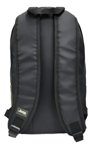 Mochila Jeep Backpack Bpss22jp019b Original Moda Comoda Verde Olivo Liso