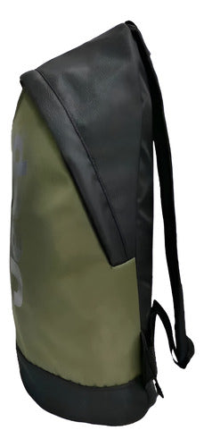 Mochila Jeep Backpack Bpss22jp019b Original Moda Comoda Verde Olivo Liso